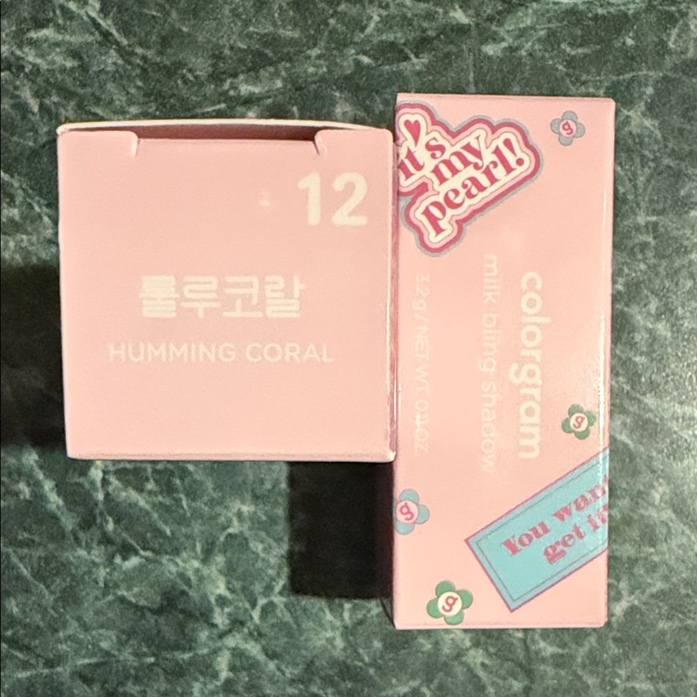 COLORGRAM Milk Bling EyeShadow 12 Humming Coral.         (Korean Makeup)     NWT - Picture 8 of 8